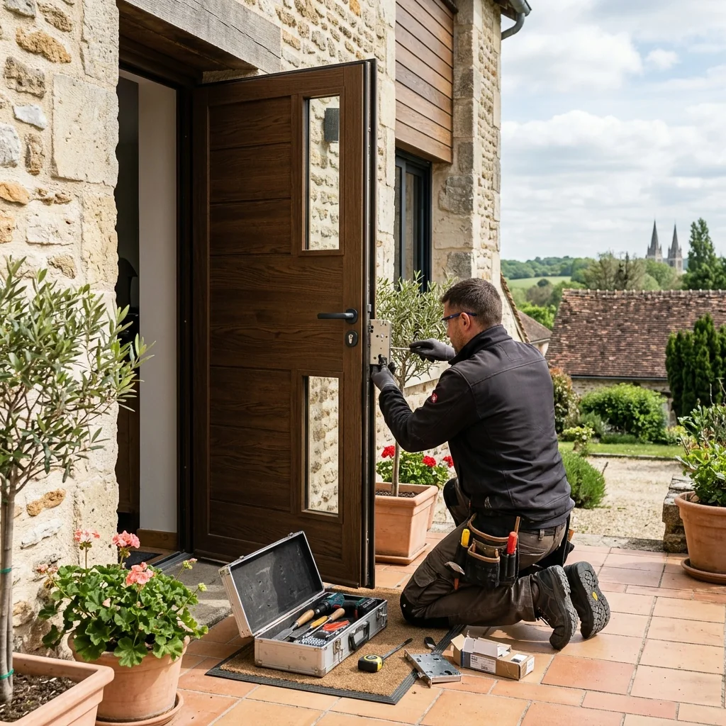 Installation serrure complète - Serrurier Étampes